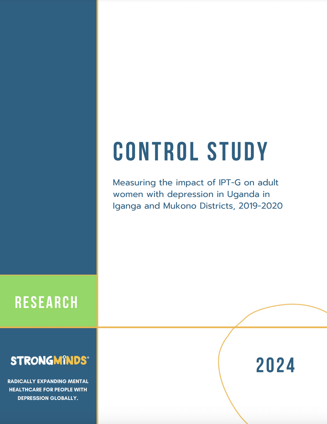 StrongMinds Control Study of IPT-G in Uganda